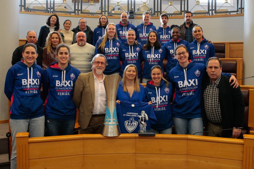 A Deputación homenaxea ao Baxi Ferrol no seu retorno á Liga Endesa