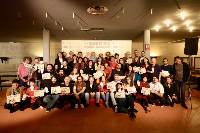 Natividade González subliña o «sector diverso e vivo» do teatro ante os finalistas dos Premios María Casares