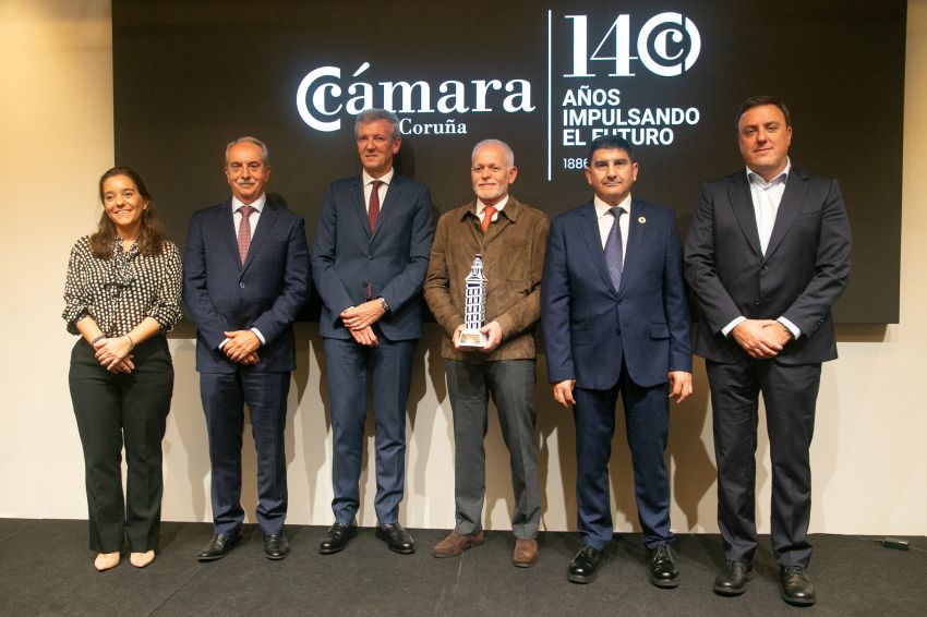 Valentín González Formoso destaca a colaboración da Deputación coa Cámara de Comercio da Coruña no 140 aniversario da entidade