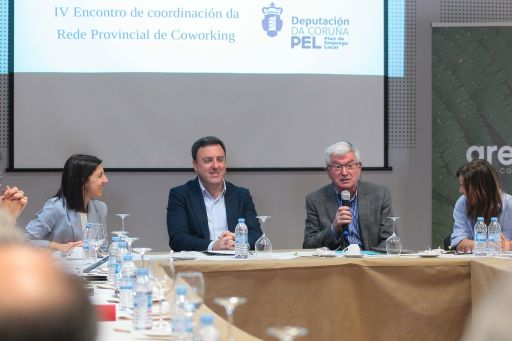 A Rede Provincial de Coworking da Deputación da Coruña acolle 84 proxectos empresariais e xera 178 empregos