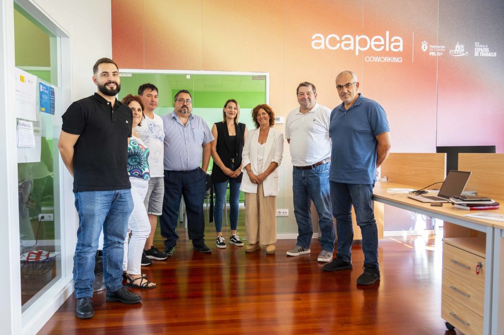 O coworking da Deputación na Capela impulsa xa oito proxectos emprendedores
