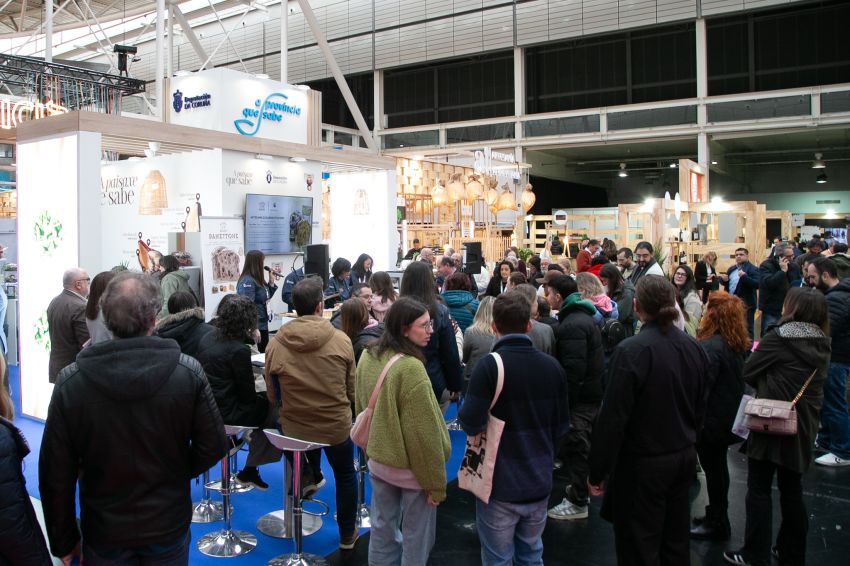 O stand da Deputación, repleto en todas as actividades das dúas primeiras xornadas do Galicia Fórum Gastronómico