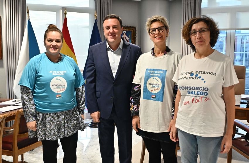 A Deputación da Coruña amosa o seu apoio ás reivindicacións de estabilidade laboral das traballadoras do Consorcio Galego de Igualde e Benestar