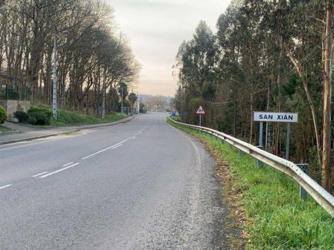 A Deputación da Coruña licita por 262.499 euros as obras de mellora da seguridade vial en San Xián de Sales (Vedra)