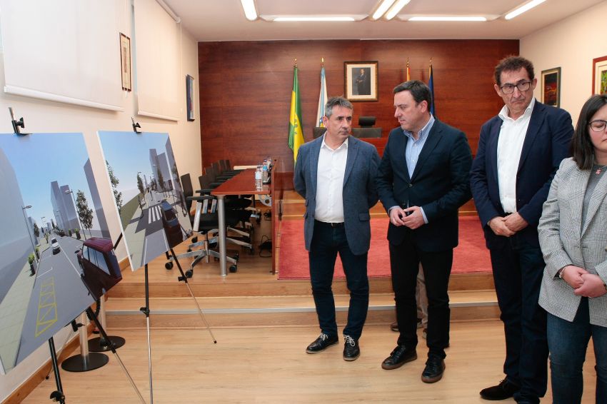 Formoso anuncia 900.000 € para a humanización da avenida da Grabanxa e para o novo Centro Deportivo de Oroso