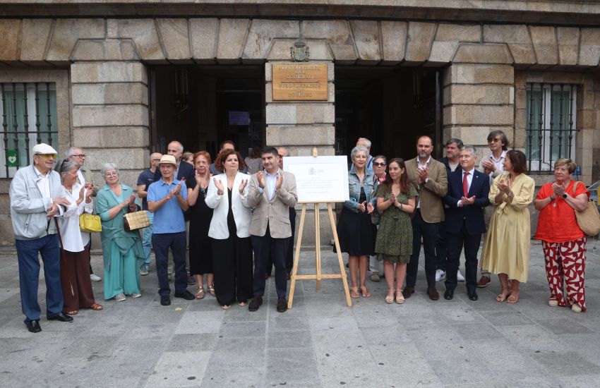 A Deputación da Coruña participa na homenaxe a Francisco Pérez Carballo e Juana Capdevielle, vítimas da represión franquista