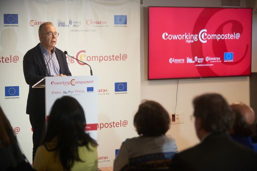 Inaugurado o Coworking Dixital Ccompostela da Cámara de Santiago, un novo centro da Rede Provincial de Espazos de Traballo Colaborativo