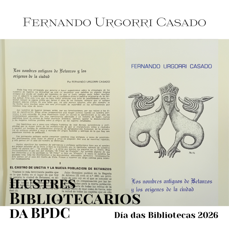 Fernando Urgorri Casado, arquiveiro- bibliotecario e docente