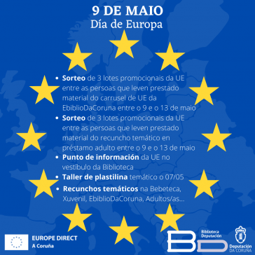 Día de Europa na biblioteca da Deputación da Coruña