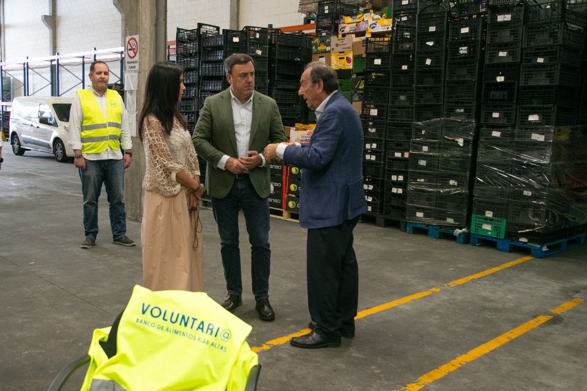 A Deputación da Coruña apoia o traballo da Asociación Banco de Alimentos Rías Altas, que colabora con 150 entidades sociais da provincia