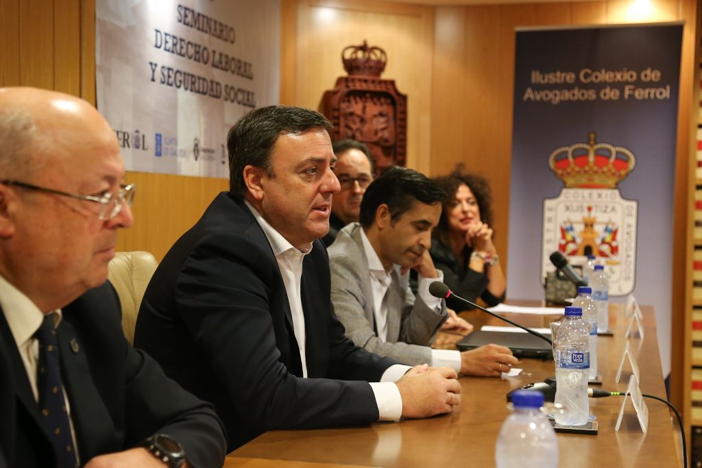 Formoso inaugura o II Seminario de Dereito Laboral e Seguridade Social do Colexio de Avogados de Ferrol