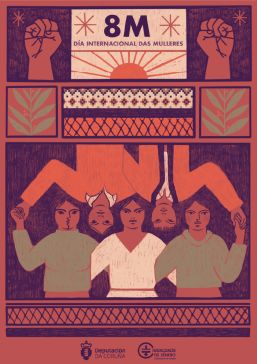 A programación da Deputación neste 8M pon o acento en que sen as mulleres non hai progreso nin xustiza social