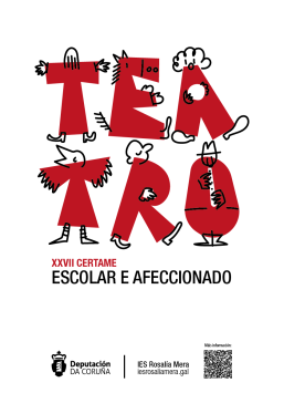 Aberto o prazo de inscrición do XXVII Certame de Teatro Escolar e Afeccionado da Deputación da Coruña