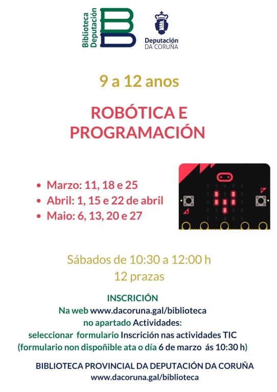 Obradoiro de Robótica e Programación 2023