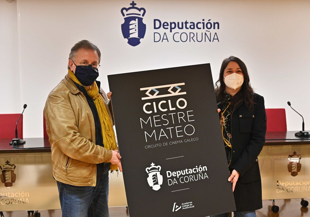 Deputación e Academia Galega do Audiovisual levarán as finalistas dos Mestre Mateo a concellos da Coruña