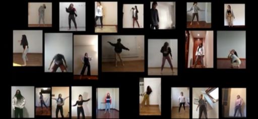 O alumnado do Conservatorio de Danza da Deputación presenta unha coreografía colectiva desde as súas casas