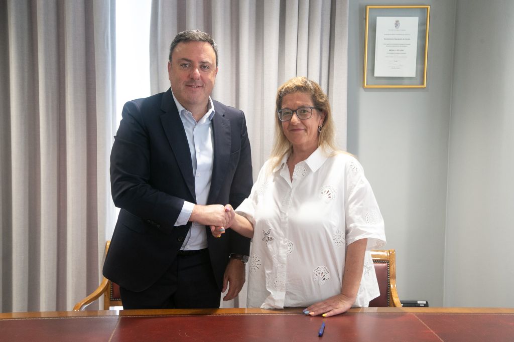 A Deputación e Teima Down Ferrol reforzan a súa colaboración para impulsar a inclusión laboral das persoas con síndrome de Down