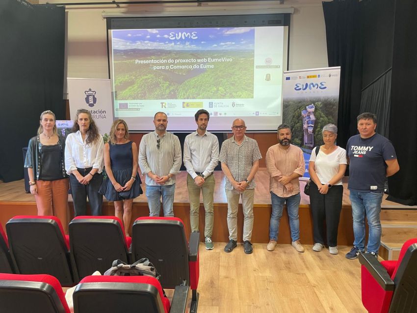 A Deputación presenta a páxina web da comarca do Eume ‘Eume Vivo’