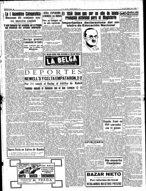 75º aniversario do pasamento de Alfonso R. Castelao (Primeira entrega)