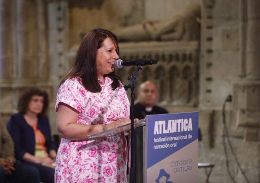 A deputada de cultura, Natividade González, participa na homenaxe a Castelao do Festival Atlántica