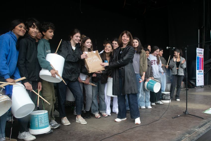 Sol Agra reivindica na etapa coruñesa do Correlingua «a mocidade rebelde que leva o galego no corazón»