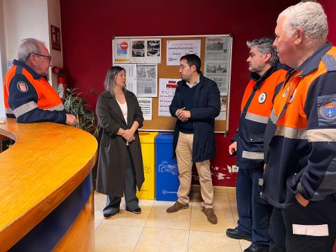 A Deputación da Coruña apoia á Agrupación de Protección Civil de Santa Comba cunha achega de máis de 11.000 euros para mellorar o seu equipamento