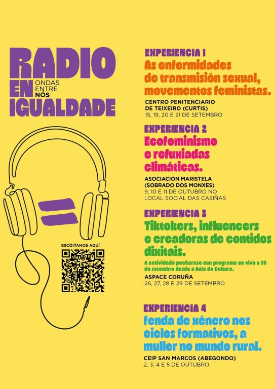 A Deputación da Coruña pon en marcha a iniciativa ‘Radio en igualdade’