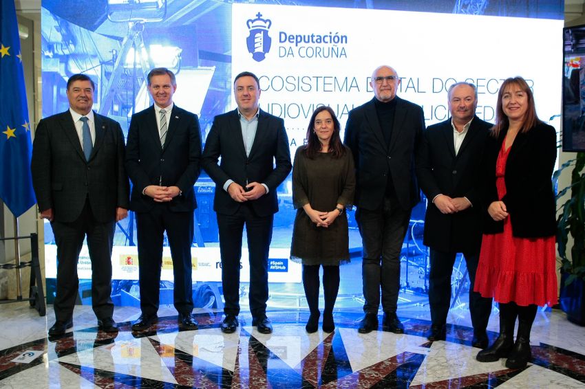 A Deputación sitúa a Galicia como referencia do audiovisual coa construción na Coruña dun dos maiores estudos virtuais de España