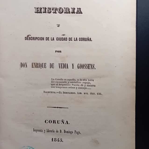 A Imprenta e Libraría de D. Domingo Puga