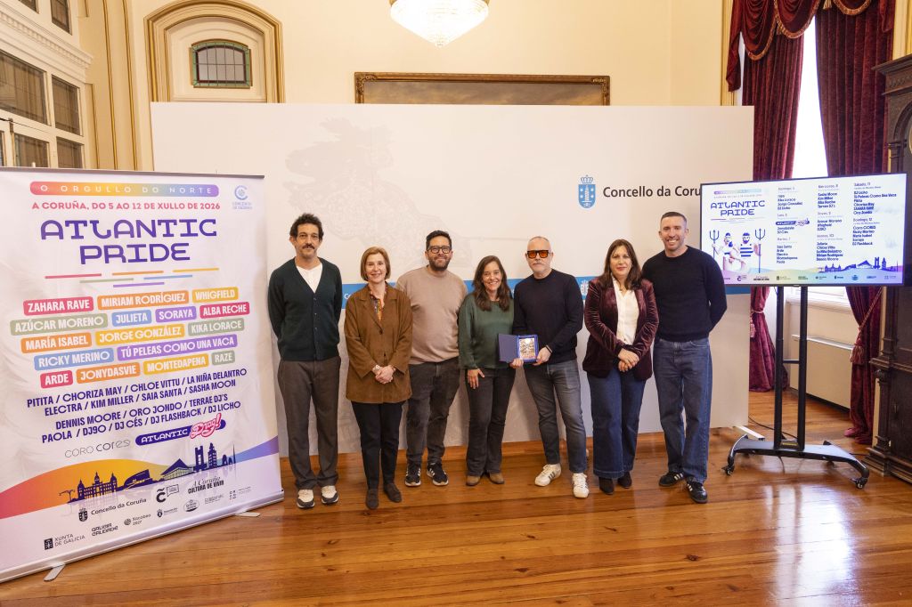 A Deputación da Coruña reafirma o seu apoio ao Atlantic Pride como «un espazo de liberdade, visibilidade e celebración da diversidade»