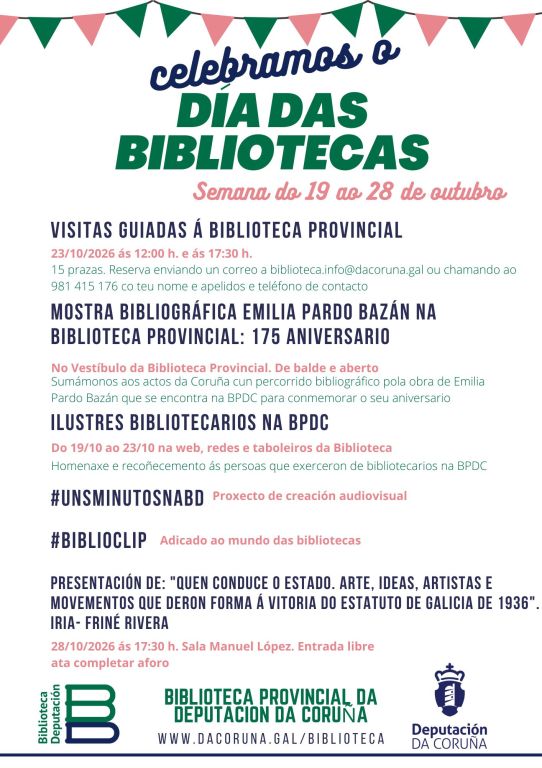 Día das Bibliotecas 2026